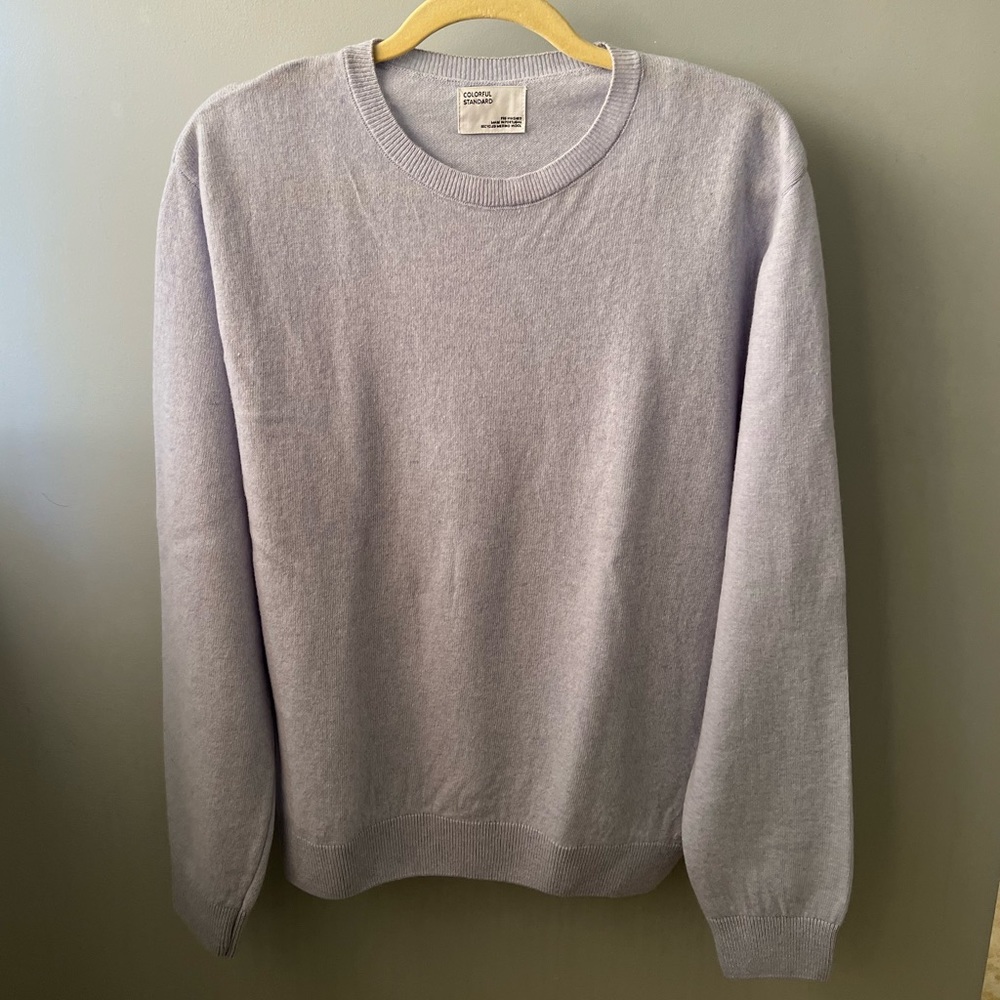 Colorful Standard Light Merino Wool Sweater | Polar Blue | Medium